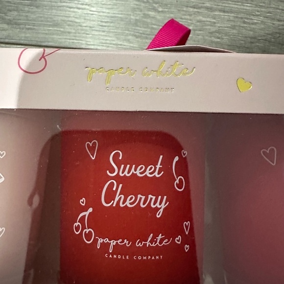 3 pack candle set Sugared Melon, Sweet Cherry, Strawberry Cream Scent - Picture 4 of 6